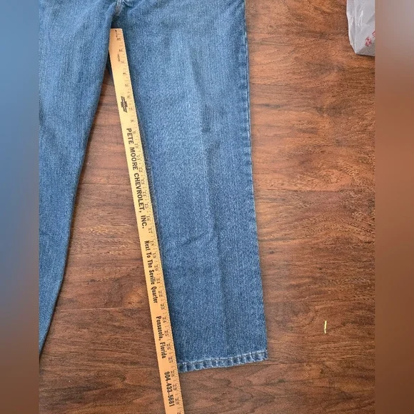 Carhartt Mens 40x30 Straight Leg Jeans Traditional Fit Blue Jeans 14806 - Picture 3 of 6